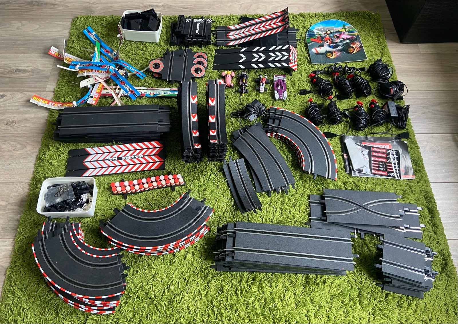 Grote Carrera Racebaan partij met Auto's en Accessoires, Carrera, Ophalen of Verzenden, Elektrisch, Met looping