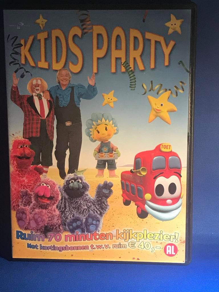 Kids Party DVD - Ruim 70 minuten kijkplezier!, Cd's en Dvd's, Alle leeftijden, Ophalen, Gebruikt, Overige genres