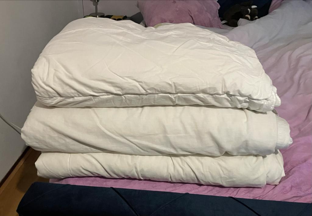 Eenpersoonsdekbedden, gratis op te halen, Huis en Inrichting, Slaapkamer | Beddengoed, Ophalen, Wit, Tweepersoons, Deken of Dekbed