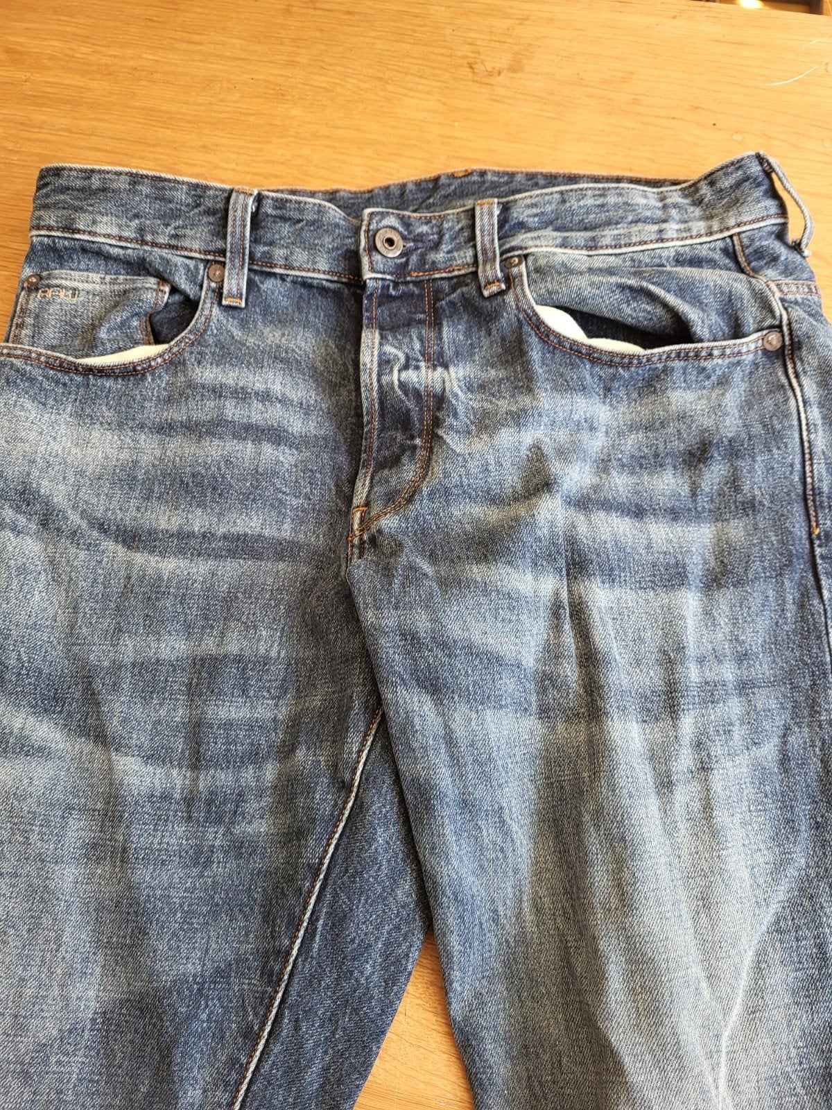 g star spijkerbroek, Ophalen of Verzenden, Zo goed als nieuw, Blauw, W33 - W34 (confectie 48/50)