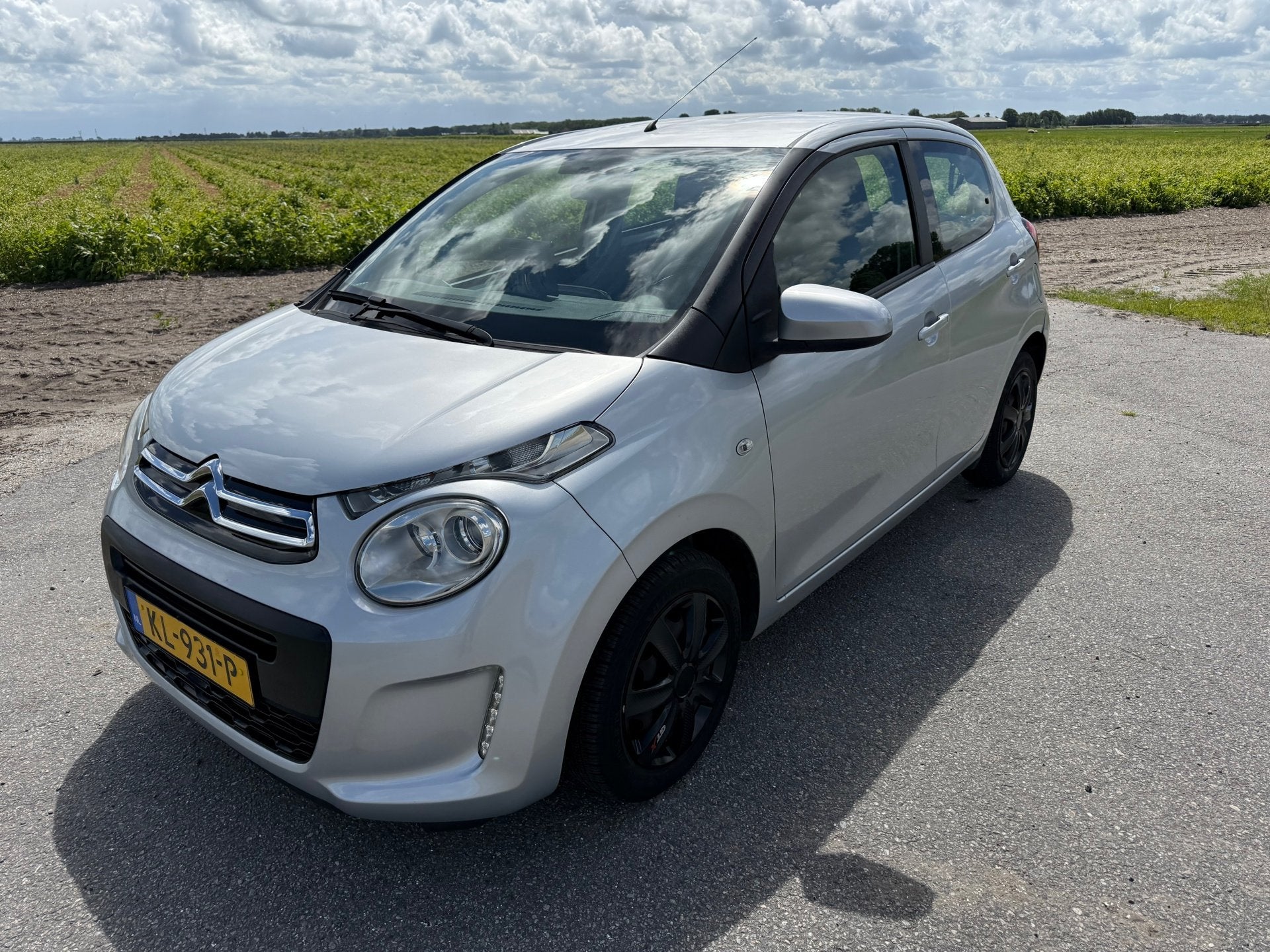 Citroen C1 1.0 e-VTi Feel RIJKLAAR! incl nap garantie airco, Auto's, Voorwielaandrijving, Gebruikt, Euro 6, 4 stoelen