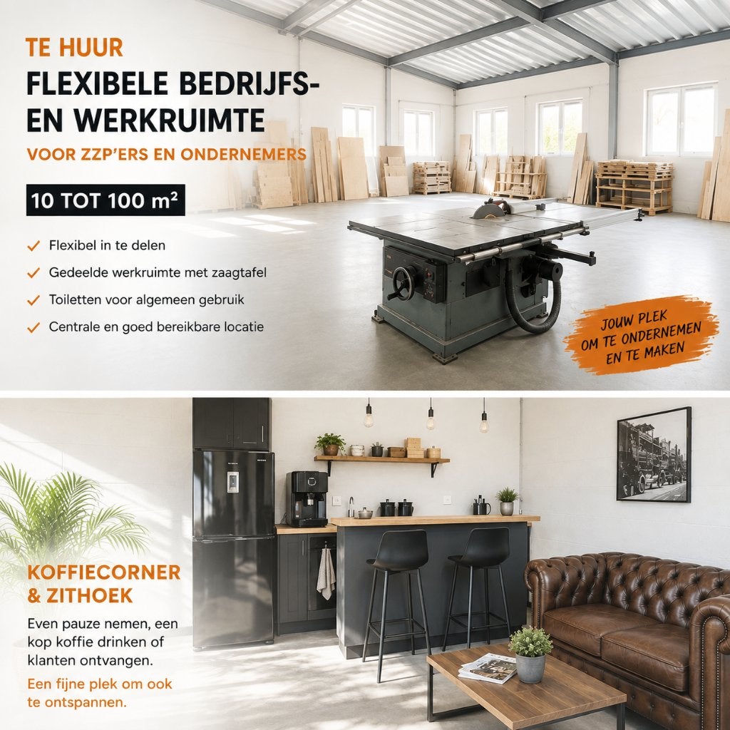 Huur: goedkope flex bedrijfs- en werkruimte tot 100 m², Huur, Bedrijfsruimte