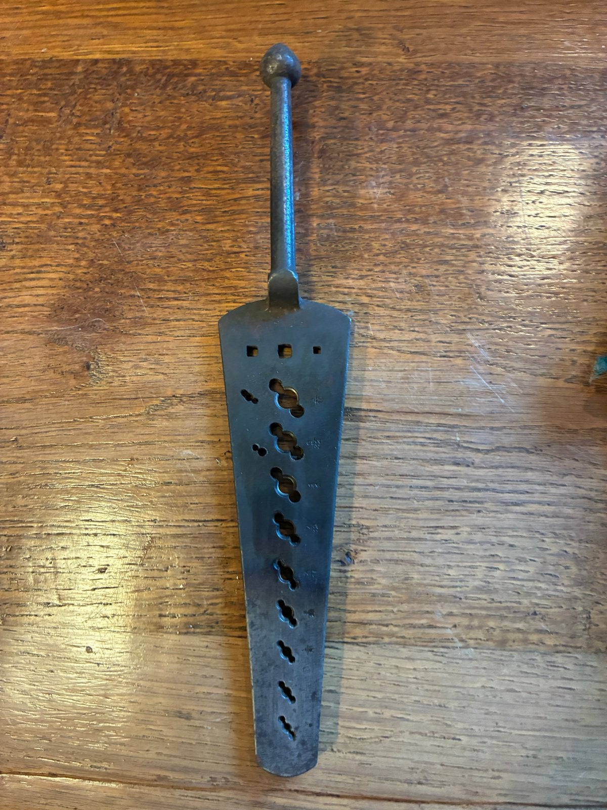 Antieke breinaaldmeter/breipenmeter, Antiek en Kunst, Ophalen of Verzenden