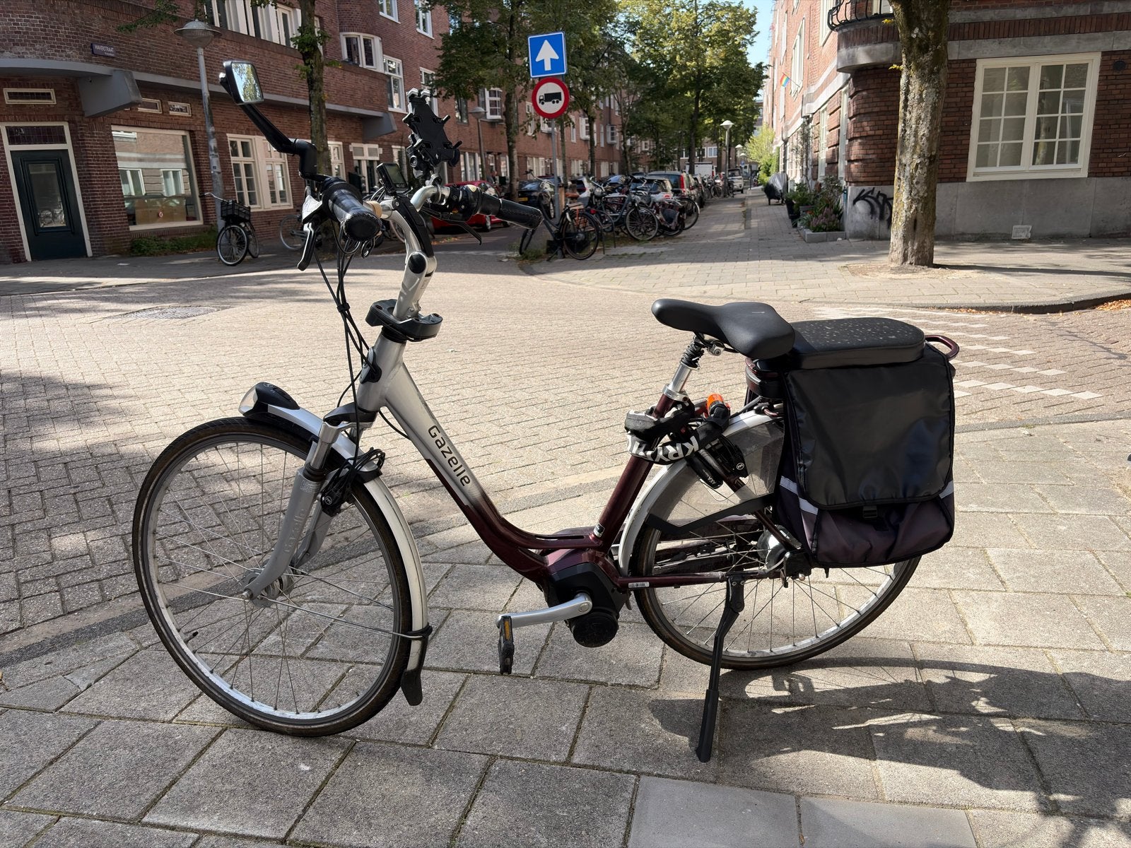Gazelle E-bike met accessoires en kinderzitje, Ophalen, Gebruikt, Gazelle