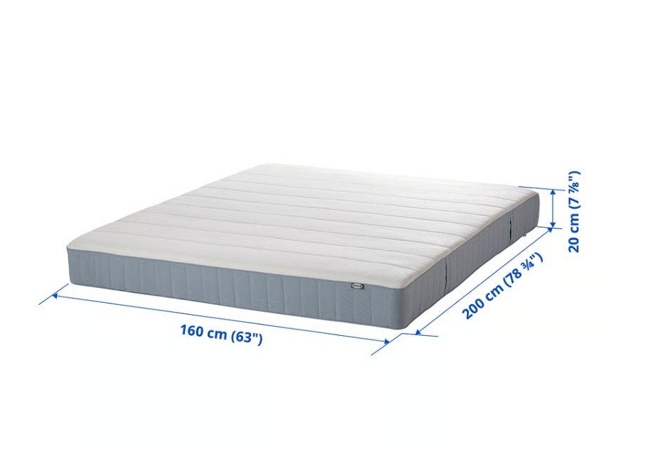 IKEA mattress 160x200 - medium firm - almost NEW, Ophalen, Tweepersoons, Zo goed als nieuw, Matras