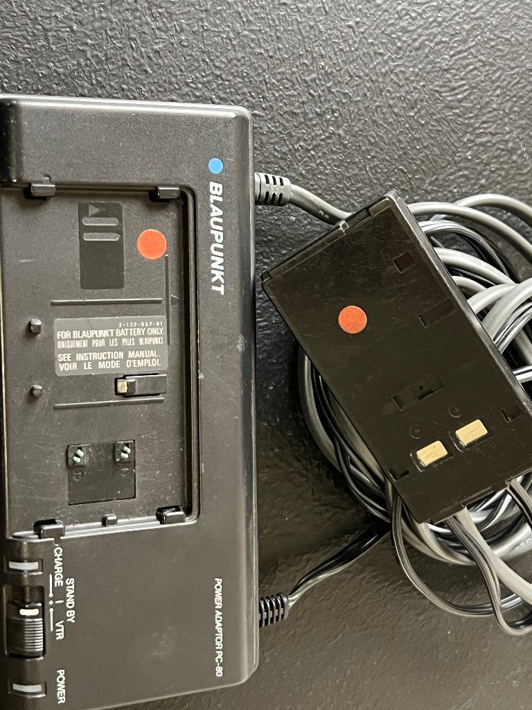 Blauwpunkt PC-80 Power adaptor met camera aansluiting, Ophalen, Gebruikt