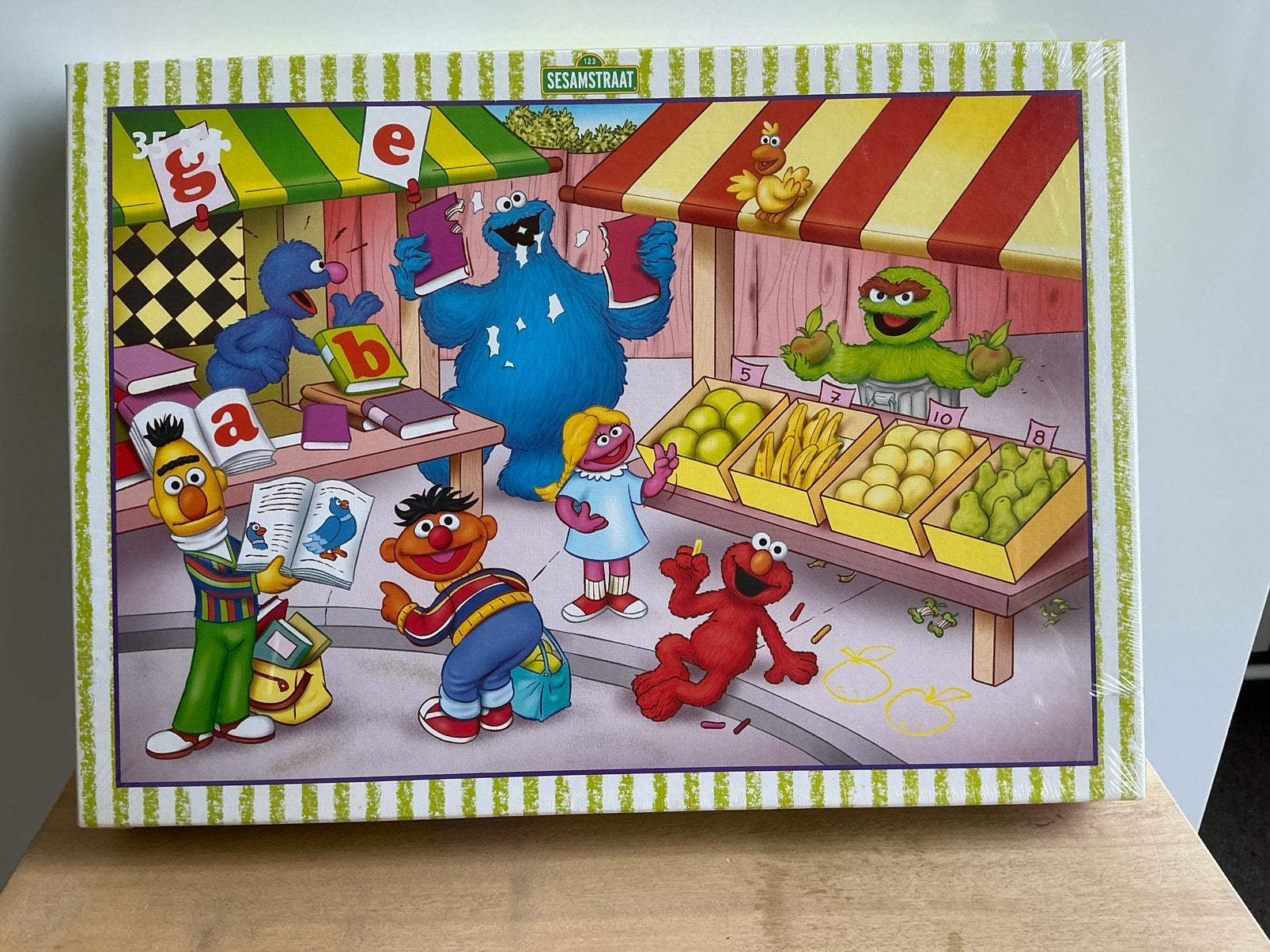 Puzzel Sesamstraat vriendjes 35 st tellen letters leren, Ophalen of Verzenden, 10 tot 50 stukjes, Nieuw, 2 tot 4 jaar