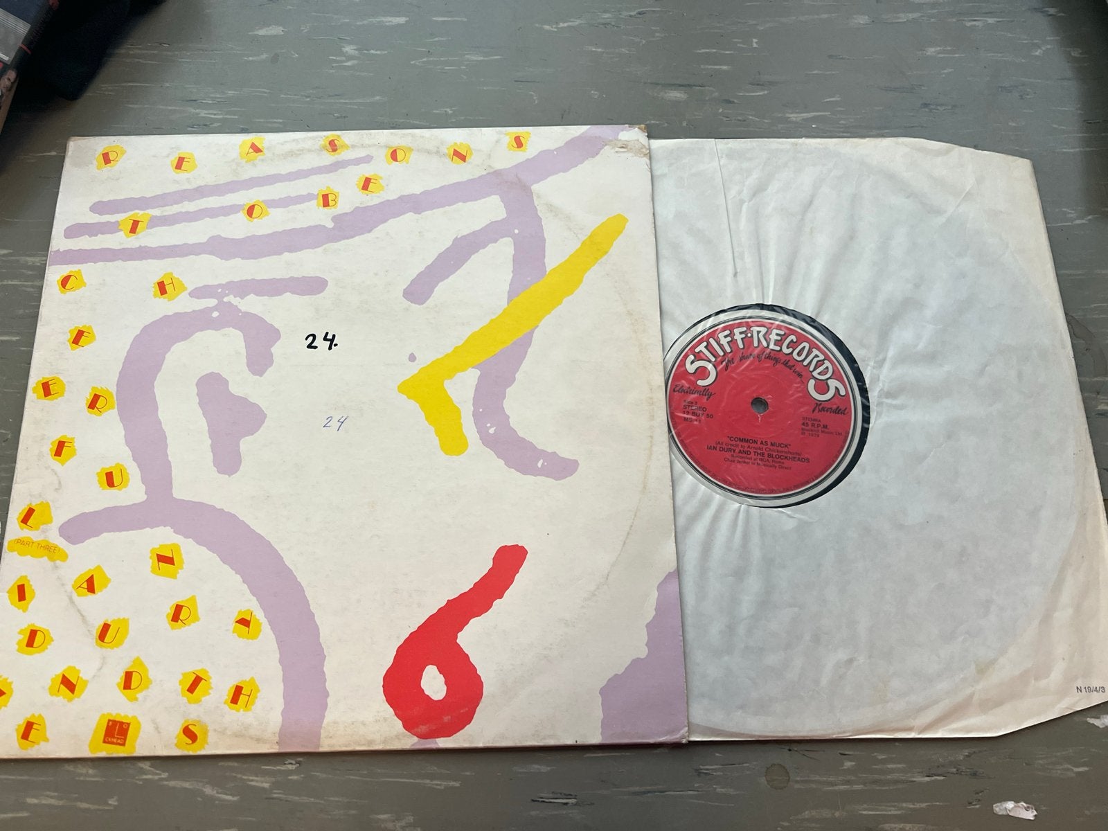 Stiff Records Ian Dury and the blockheads - Pop/New Wave, Cd's en Dvd's, Gebruikt, Pop, 7 inch, Ophalen of Verzenden