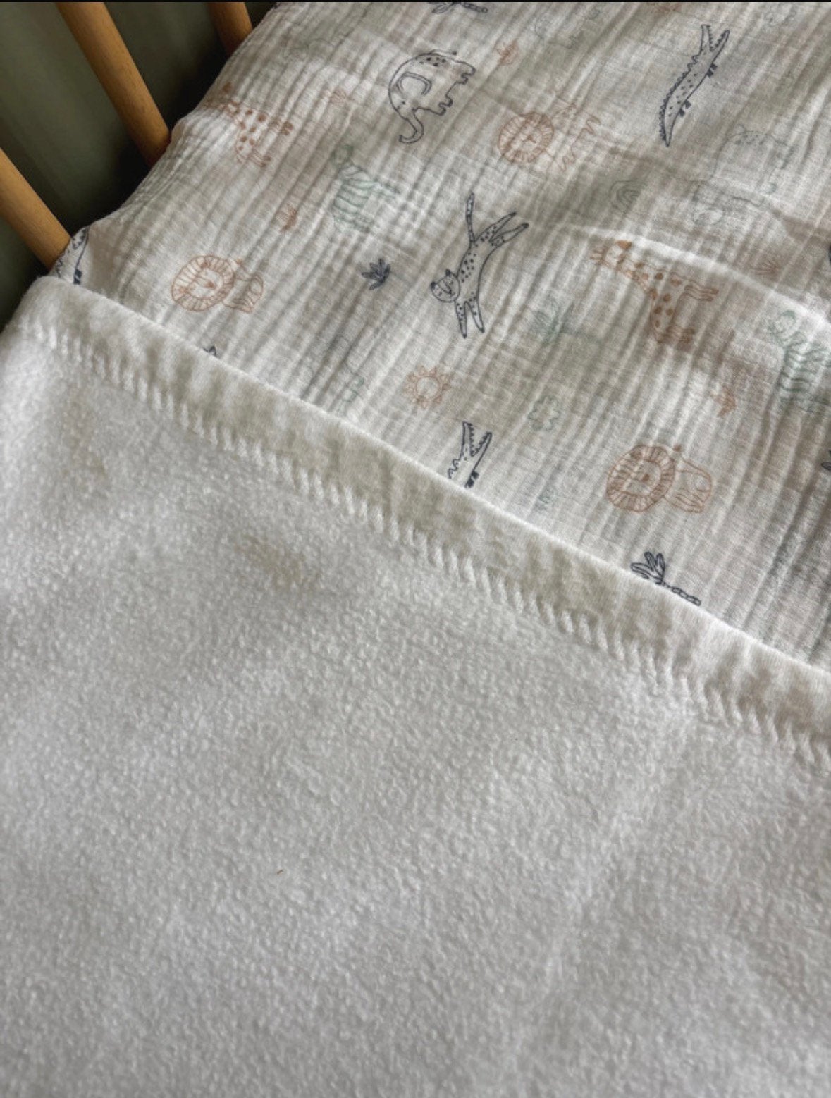 Katoenen dekentje voor baby ledikantje 100x135 cm, Kinderen en Baby's, Dekens, Slaapzakjes en Inbakerproducten, Ophalen of Verzenden