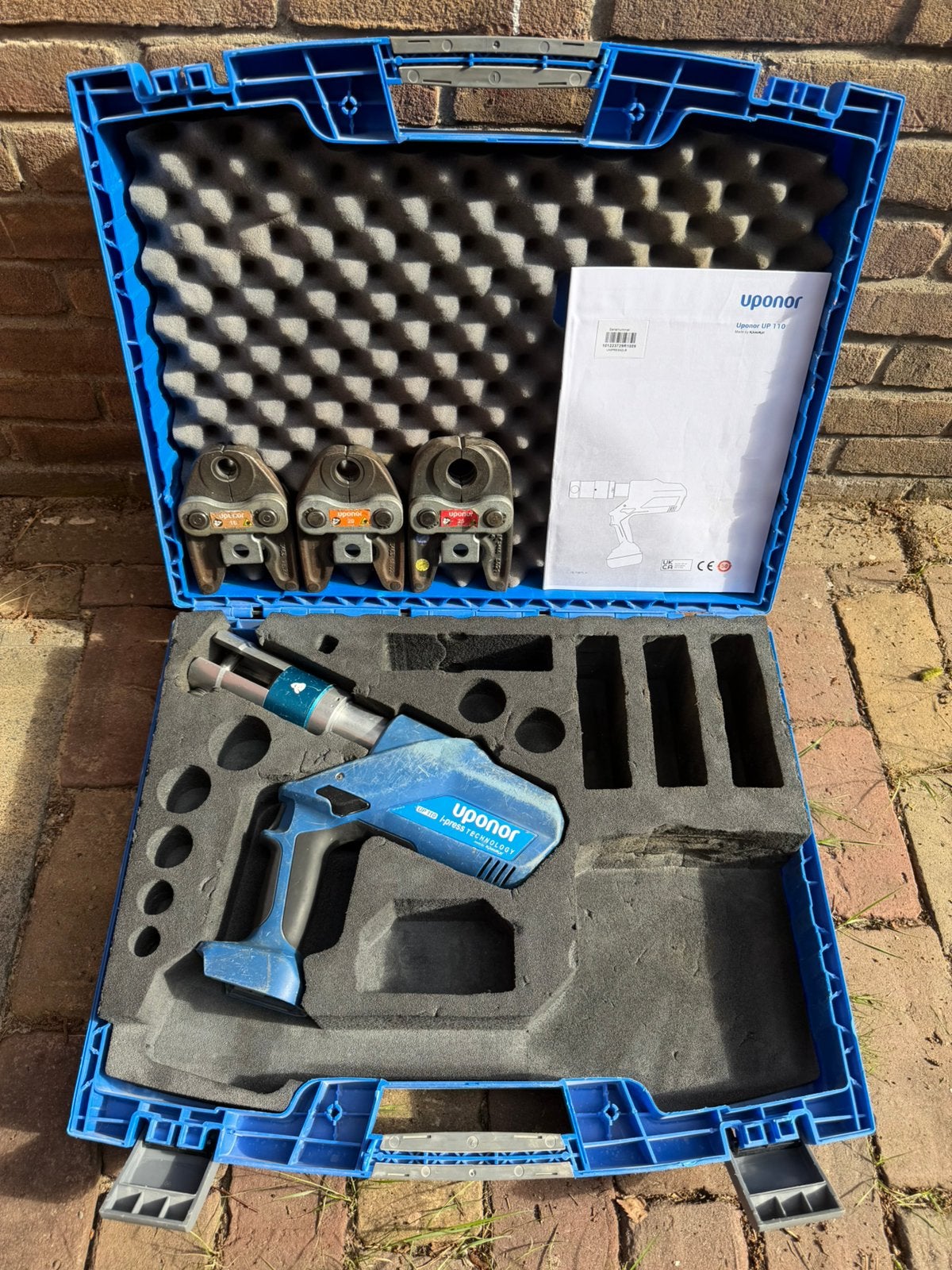 Uponor up110 perstang persmachine 32 kn u16-20-25 gebruikt, Ophalen, Zo goed als nieuw