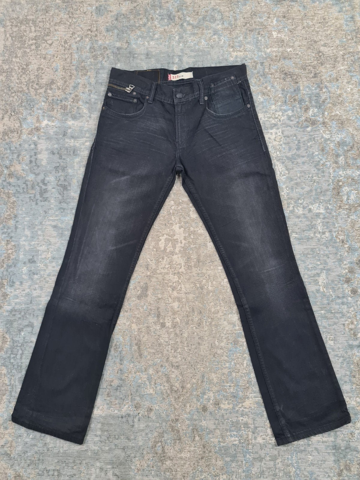 Levi's 511 W33 L32 Slim 100% katoen Bronno3332 Zwart, Ophalen of Verzenden, Zo goed als nieuw, De Ruijterkade 146, 1011 AC Amsterdam