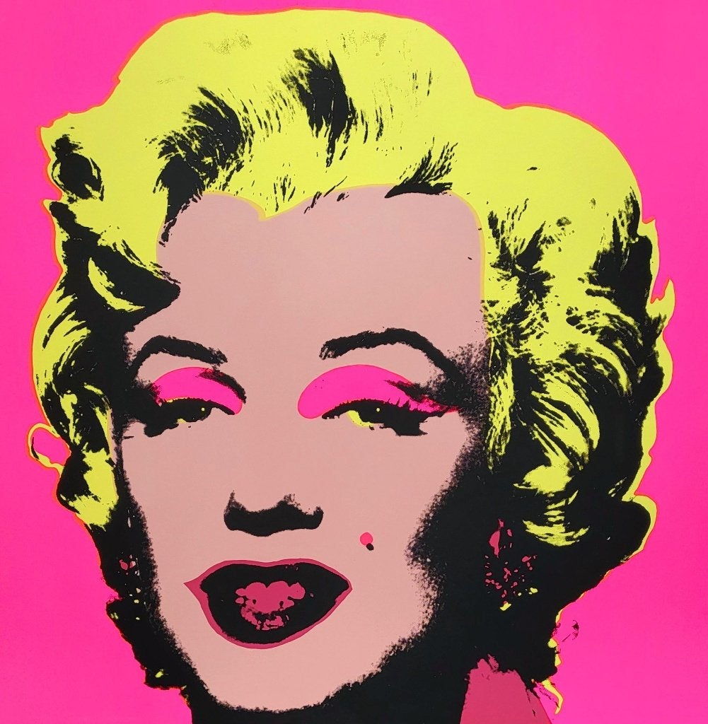 Andy Warhol - Marilyn Monroe - Zeefdruk, Ophalen of Verzenden, Portret en Figuren, Zeefdruk