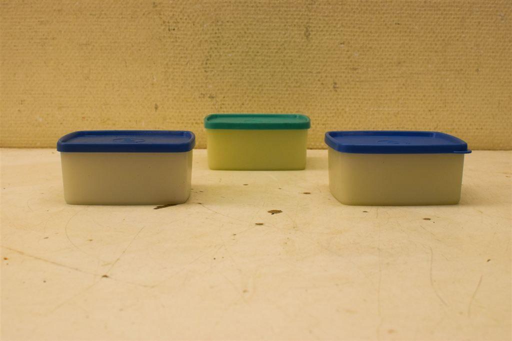 3 stuks tupperware bakjes 47117, Huis en Inrichting, Keuken | Tupperware, Ophalen of Verzenden, Gebruikt, Bak of Kom