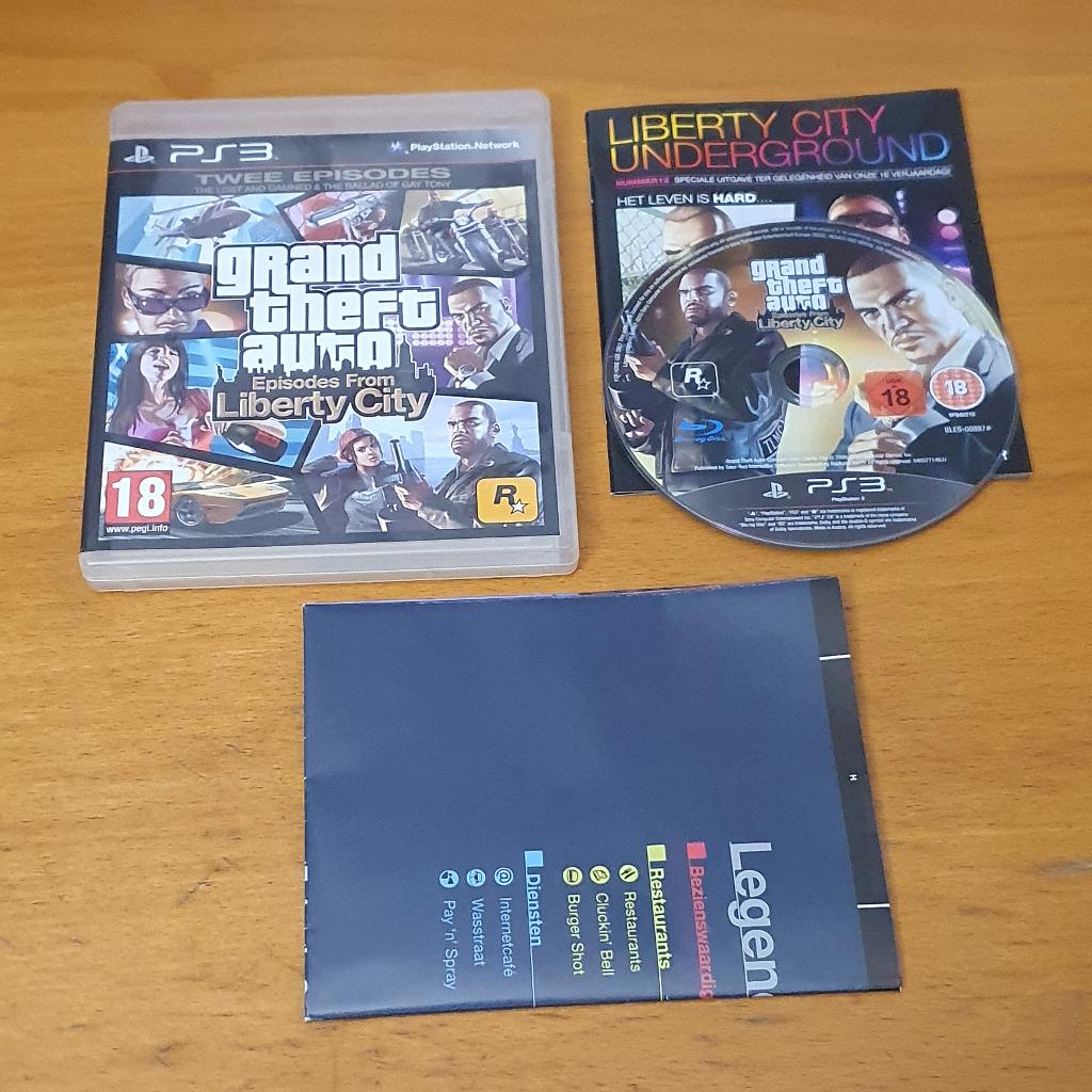 PS3 | Grand Theft Auto Episodes from Liberty City, Avontuur en Actie, Gebruikt, Vanaf 18 jaar, 1 speler