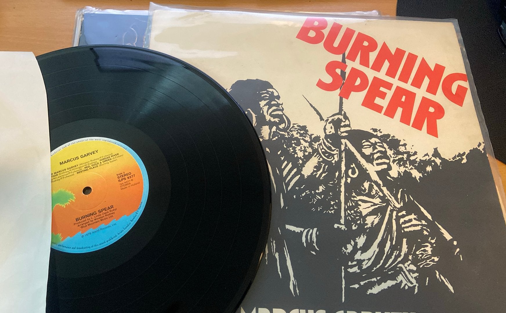 Lp Reggae Burning Spear - Marcus Garvey nl 1976 zeer mooi, LP, Gebruikt, Originele persing, Ophalen of Verzenden