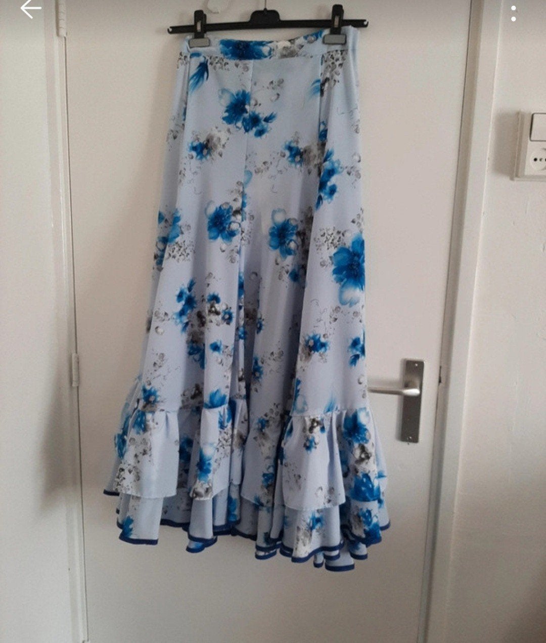 flamenco rok, Verzenden, Zo goed als nieuw, Blauw