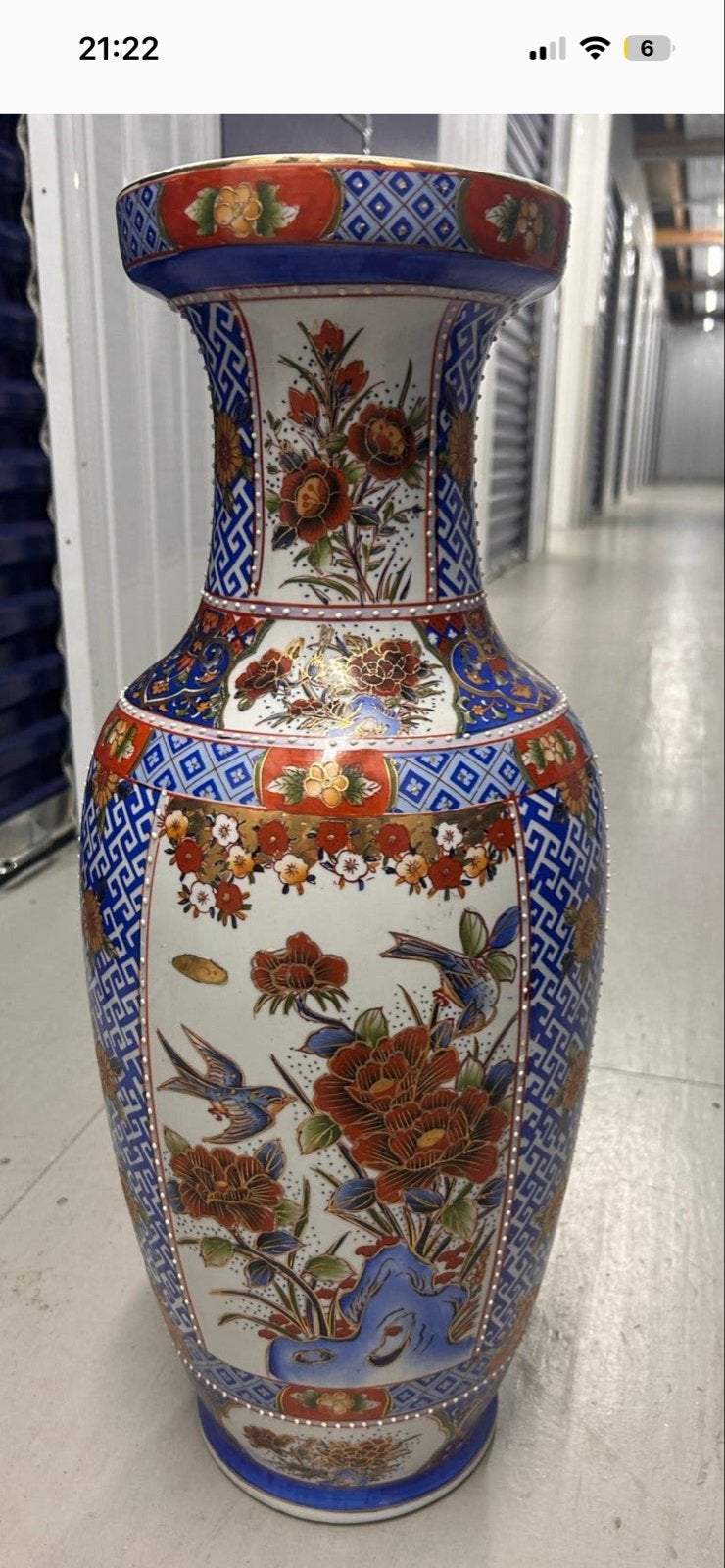 Prachtige handgeschilderde Ming Dynasties vaas, Antiek en Kunst, Ophalen of Verzenden