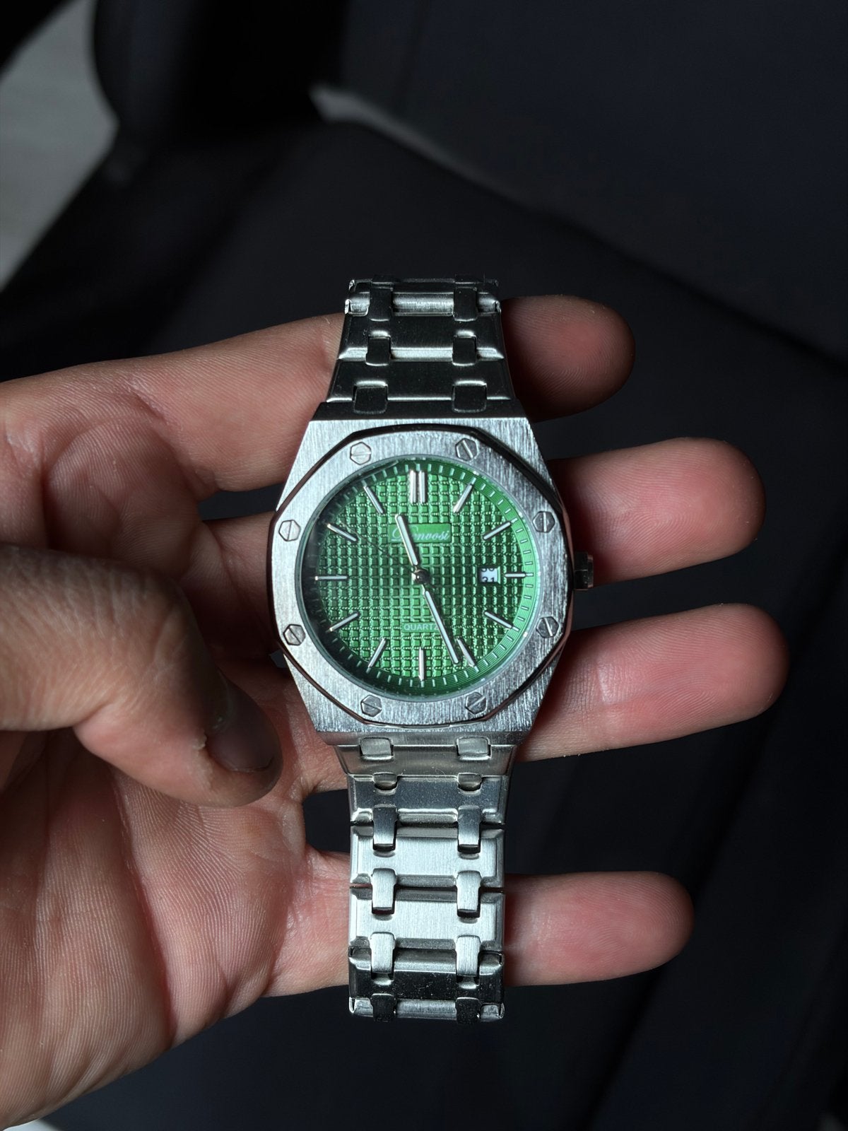 NU OPHALEN Denvosi Horloge - Stijlvol Roestvrij Staal, Overige merken, Staal, Polshorloge, Ophalen of Verzenden