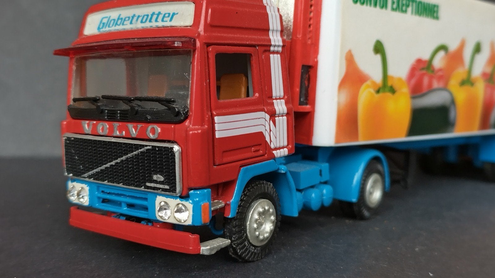 Volvo F12 fruit and vegetables 1:50 Tekno Pol, Hobby en Vrije tijd, Modelauto's | 1:50, Verzenden, De Lier Holland, Tekno, Zo goed als nieuw