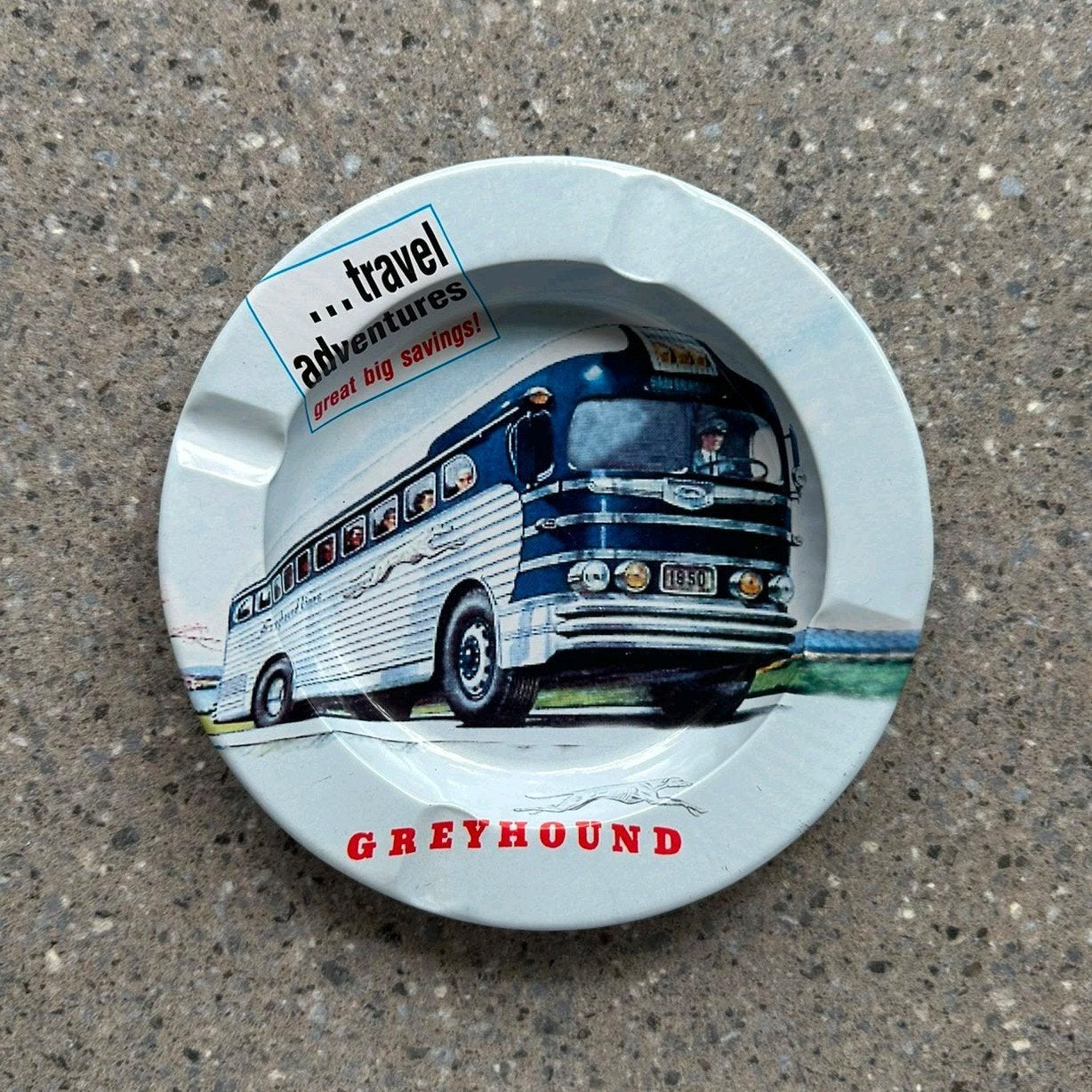 Asbak Greyhound, Verzamelen, Ophalen of Verzenden, Zo goed als nieuw, Auto's