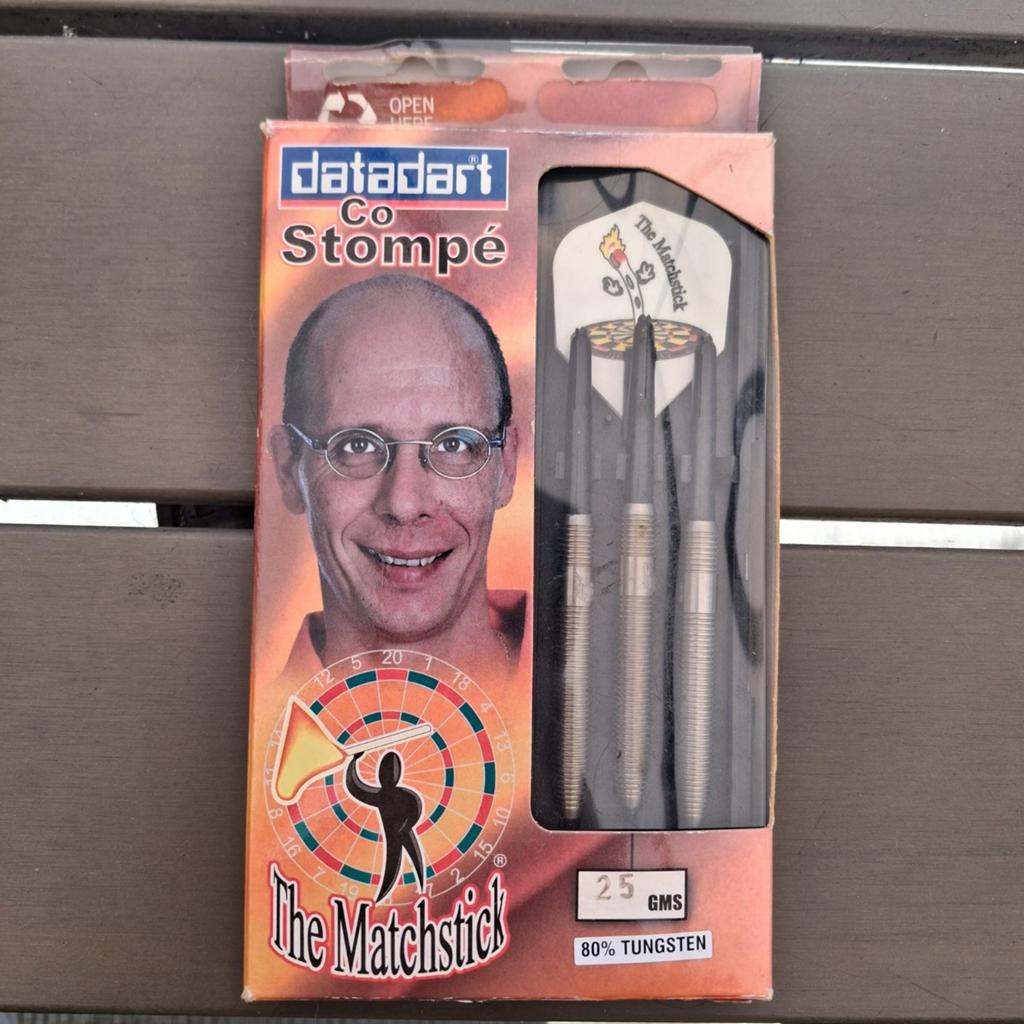 Co Stompé (vintage) Datadart - 25 gram, Sport en Fitness, Darts, Ophalen of Verzenden, Zo goed als nieuw, Pijlen