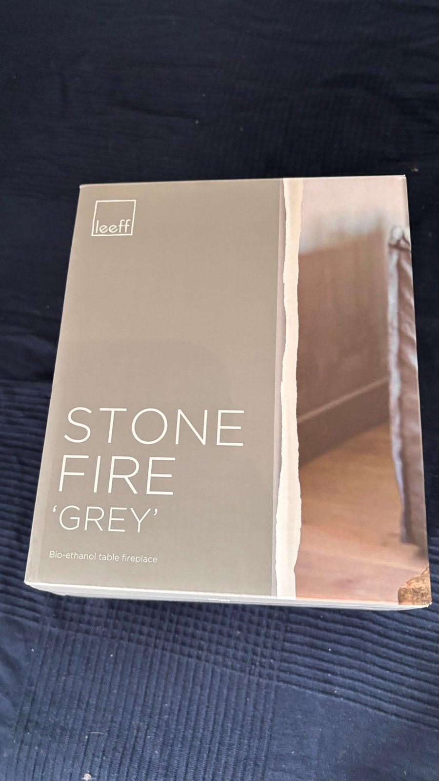 Leeff Stonefire Grey Tafelhaard - Nieuw in doos, Ophalen of Verzenden, Nieuw, Grijs, Steen/keramiek