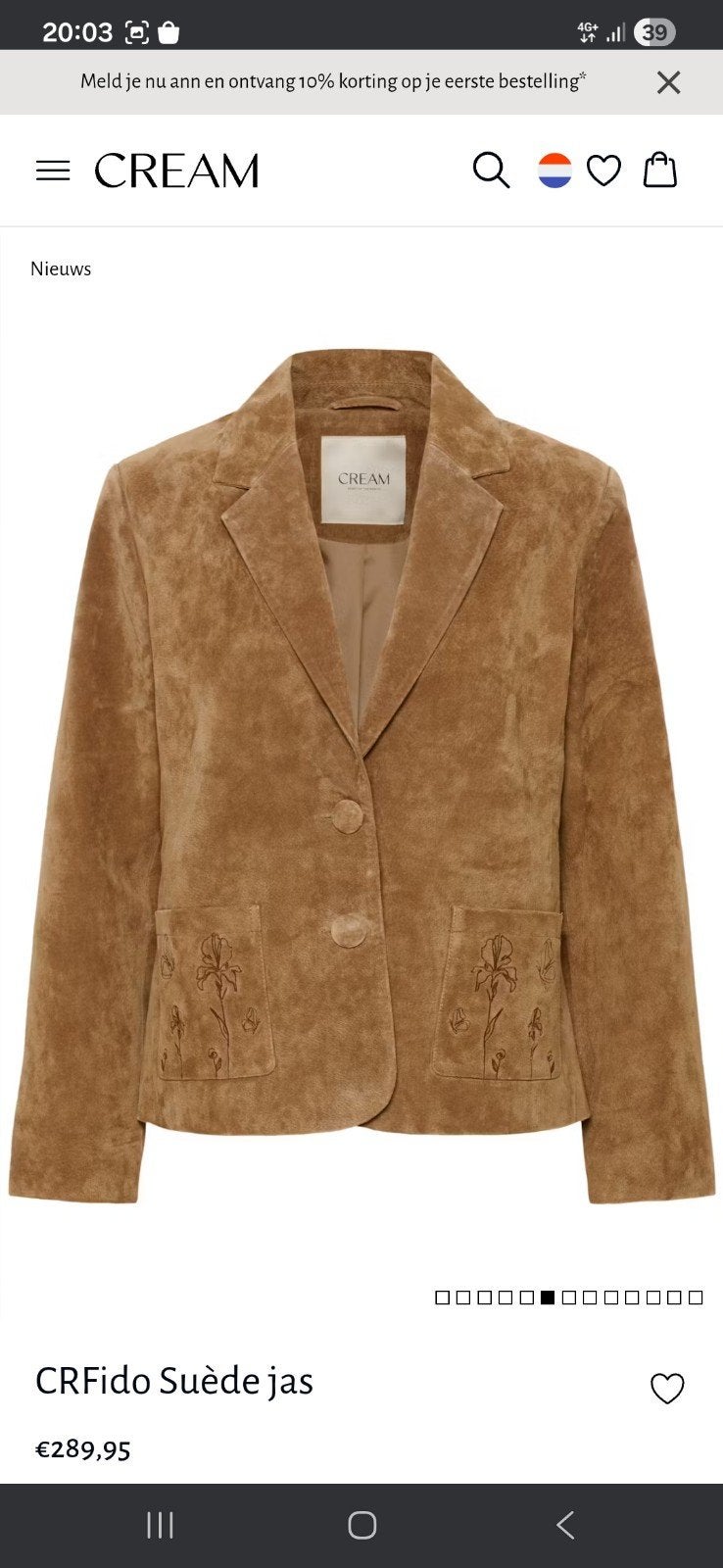 Cream, Bruin, Nieuw, Ophalen of Verzenden, Maat 36 (S)