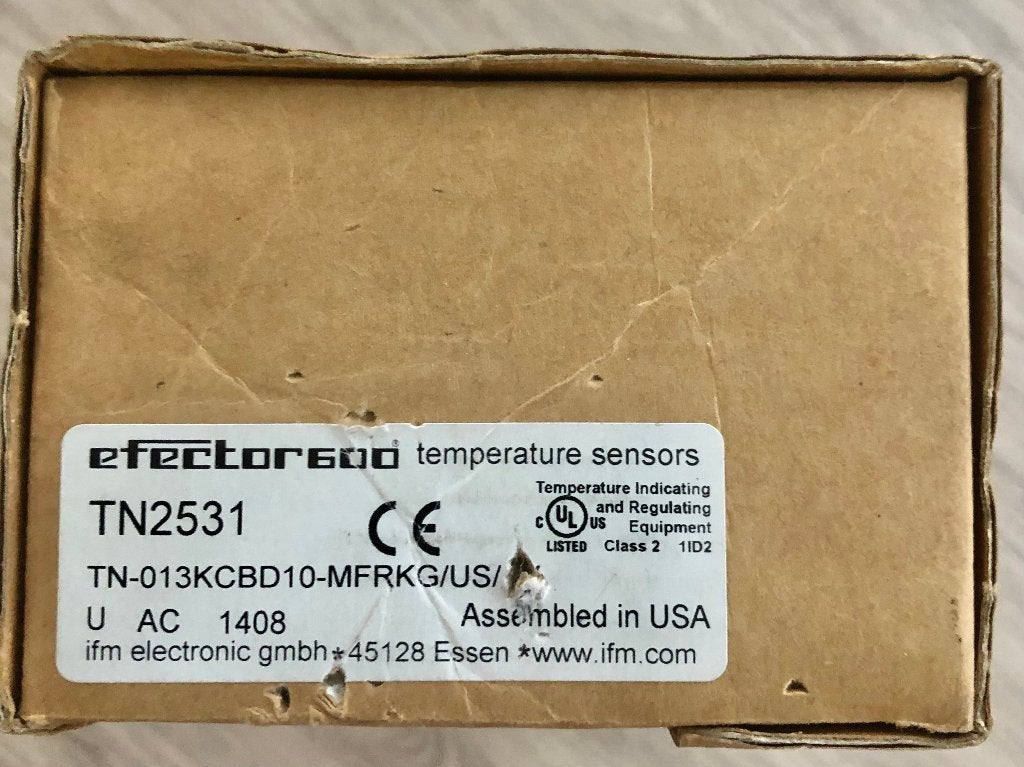 IFM - Temperatuur Sensor - TN2531 - TN-013KCBD10-MFRKG/US, Hobby en Vrije tijd, Elektronica-componenten, Ophalen of Verzenden