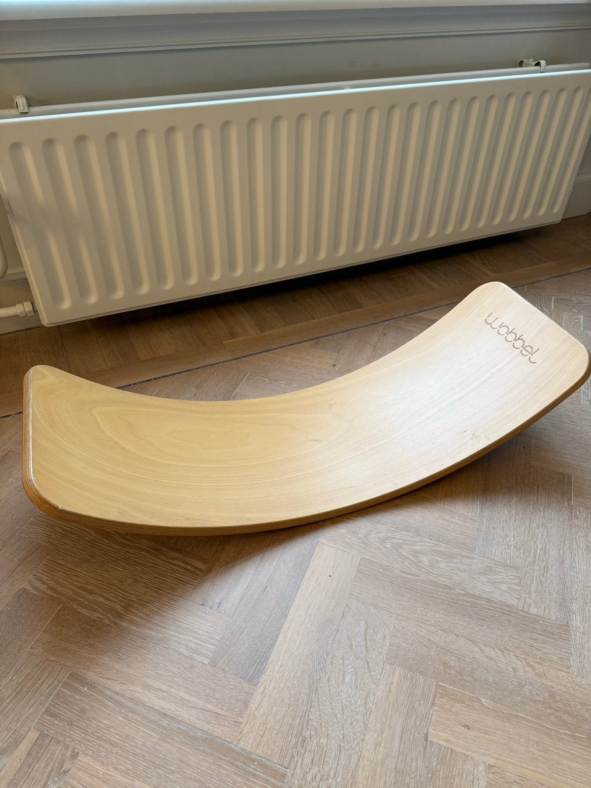 Wobbel Board - Natuurlijk Houten Balansbord, Ophalen of Verzenden, Zo goed als nieuw, Jongen of Meisje