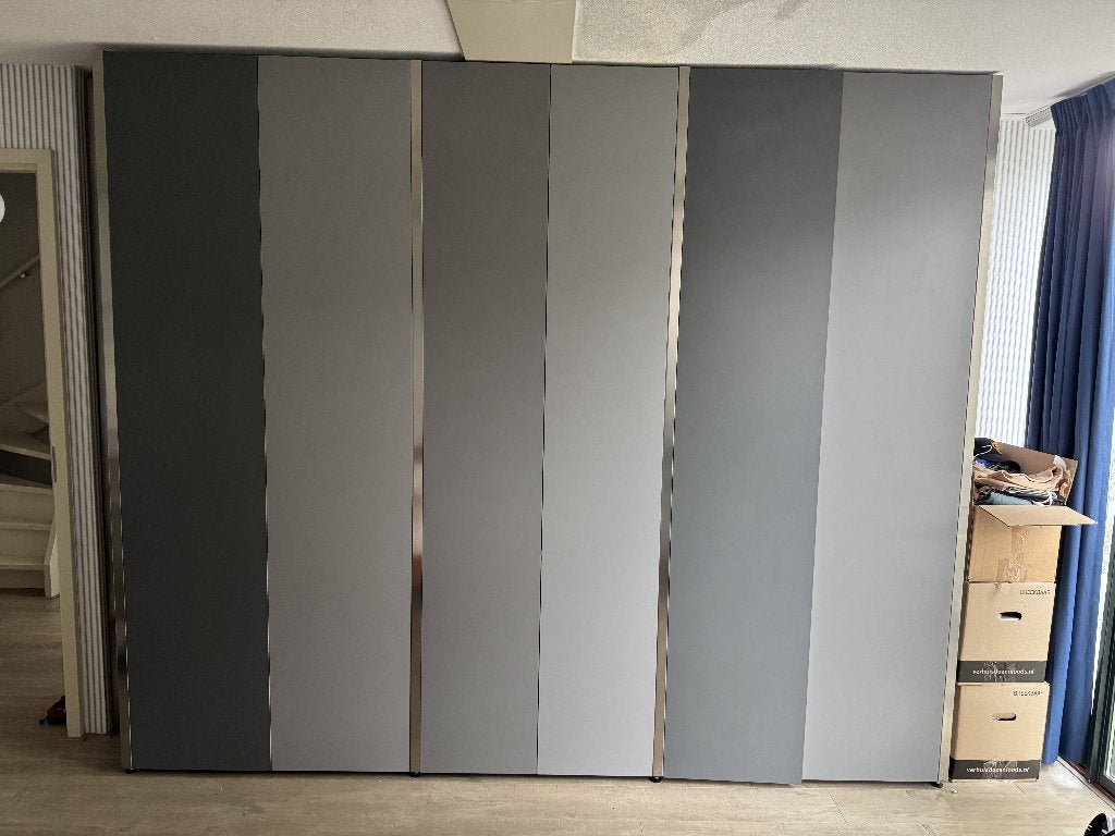 Robuuste Transvorm maatwerk garderobekast – 290 x 240 cm, Huis en Inrichting, Ophalen, 200 cm of meer, 200 cm of meer, Eikenhout