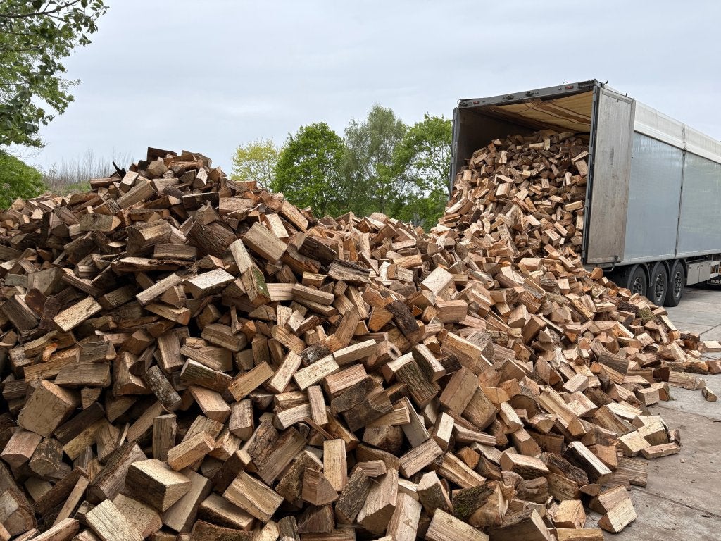 Kachelhout in bulk voor grootverbruikers | vanaf 80 kuub, Tuin en Terras, Haardhout, 6 m³ of meer, Verzenden, Beukenhout, Blokken