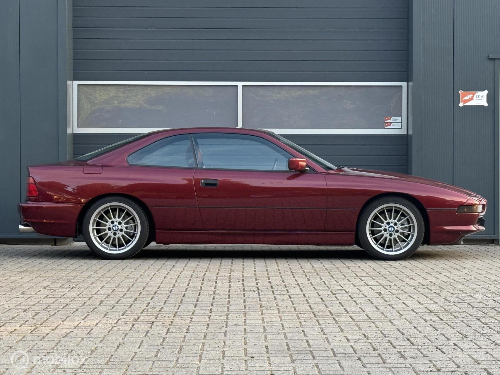 BMW 850 Ci Automaat BMW-Calypso-Rot, Orig NL, Uniek, Auto's, BMW, Automaat, Achterwielaandrijving, Zwart, 12 cilinders