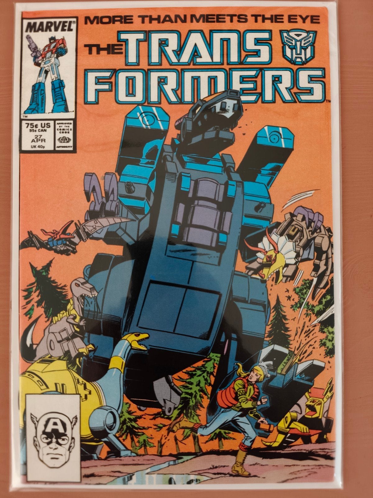 Transformers #27 (1987)🔑, Eén comic, Amerika, Marvel Comics, Ophalen of Verzenden