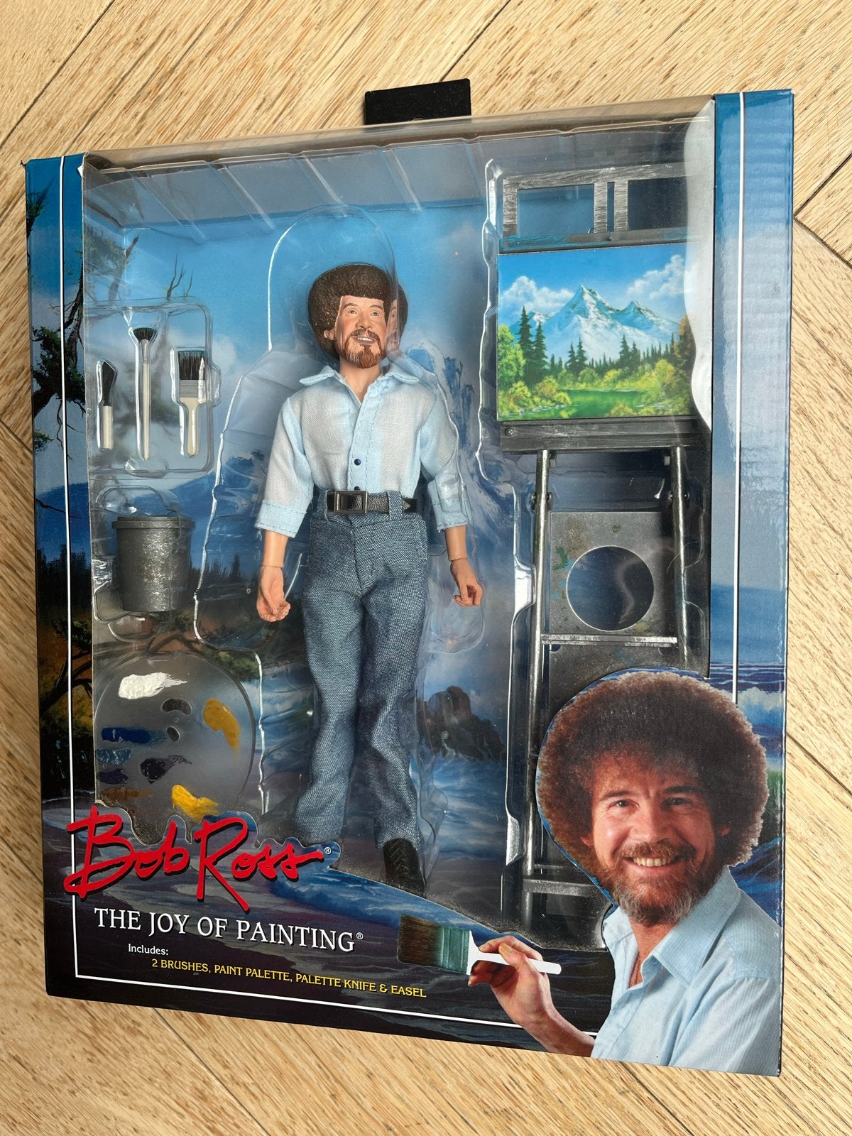 Neca Bob Ross The Joy of Painting actiefiguur, Ophalen of Verzenden, Nieuw