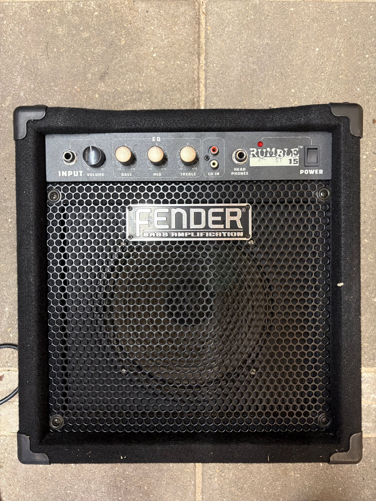Fender Rumble 15 Watt Basversterker, Ophalen, Gebruikt, Basgitaar, Minder dan 50 watt