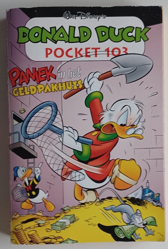 donald duck paniek in het geldpakhuis, Gelezen, Eén stripboek, Ophalen of Verzenden, Disney