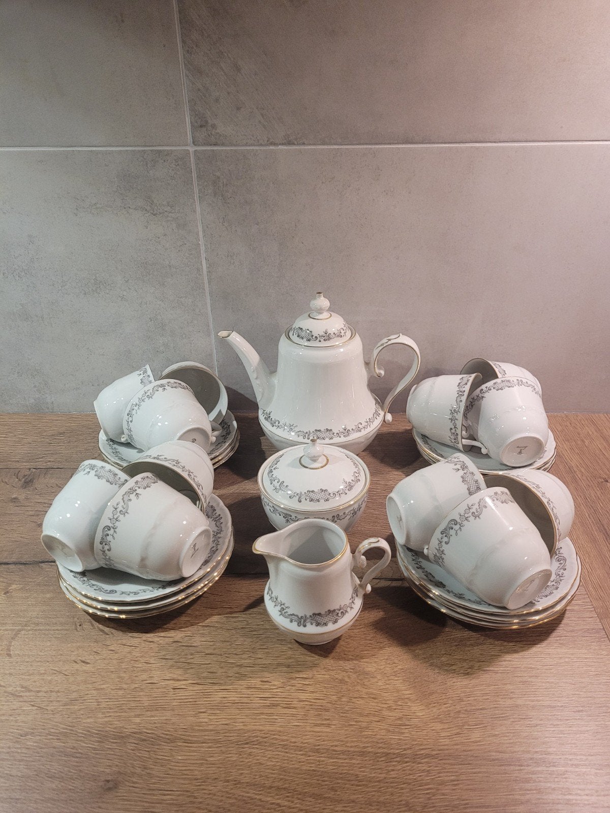 Vintage Bavaria Schirnding Porseleinen Koffieservies, Ophalen