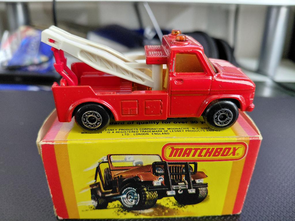 Matchbox 61d Ford Wrecker (US Box), Ophalen of Verzenden, Zo goed als nieuw, Bus of Vrachtwagen