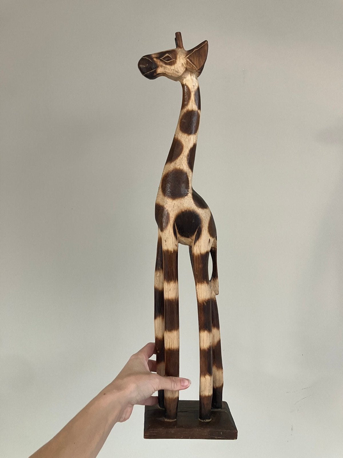 Afrikaanse giraf beeld, Antiek en Kunst, Kunst | Beelden en Houtsnijwerken, Ophalen, Overige onderwerpen, Houtsnijwerk, 50 - 100 cm
