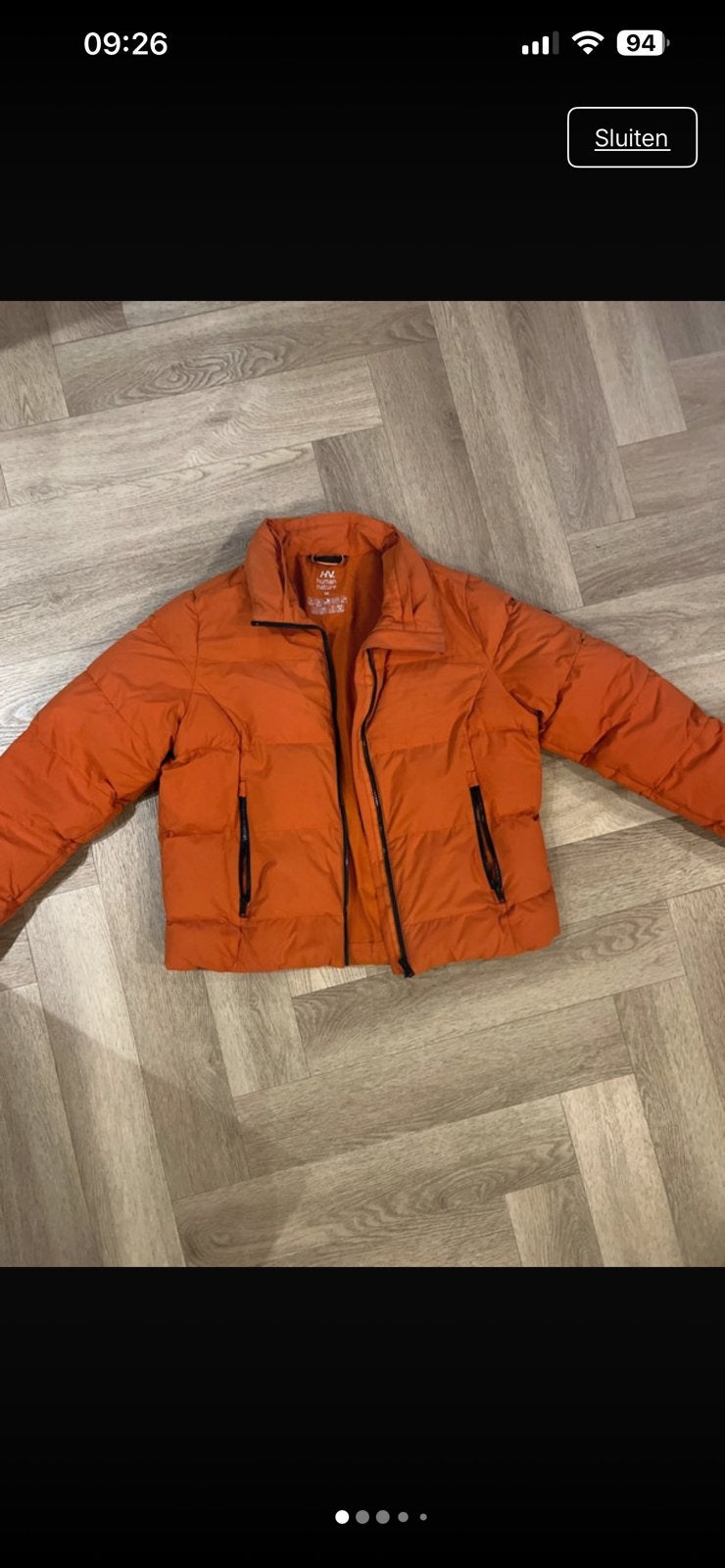 Human Nature jas, Kleding | Dames, Ophalen of Verzenden, Zo goed als nieuw, Maat 38/40 (M), Oranje