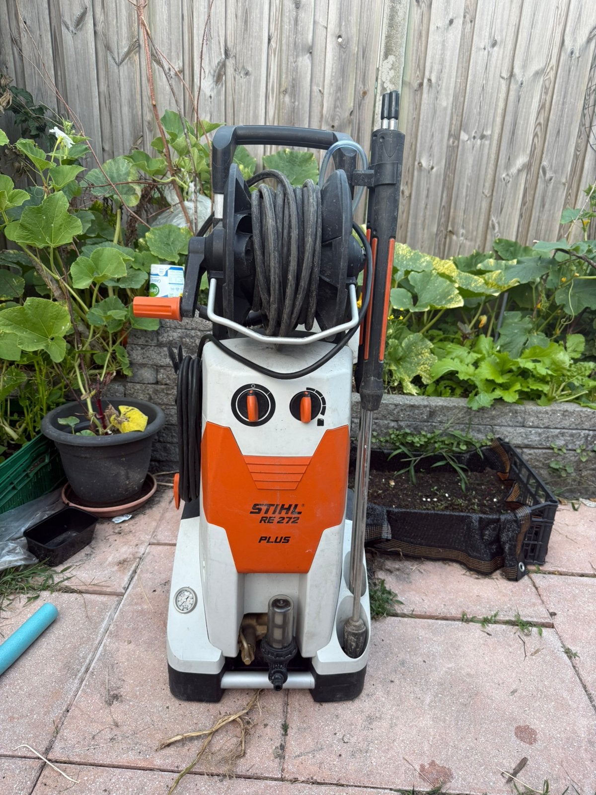 Stihl RE 272 hogedrukreiniger, Tuin en Terras, Hogedrukreinigers, Ophalen of Verzenden, Zo goed als nieuw, Elektrisch, Met regelbare waterdruk