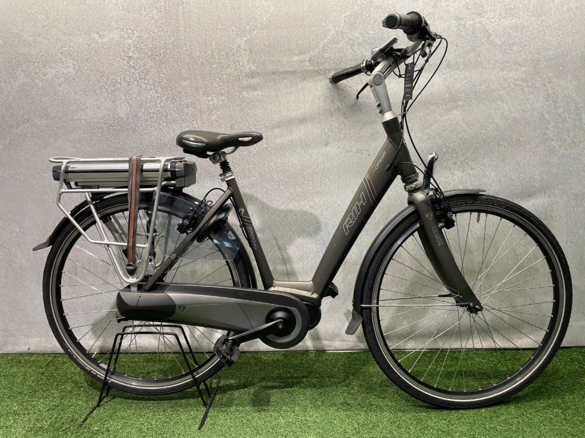 RIH X-Omega (incl. 500Wh accu) (17) Dames Mat Olijfgroen, Fietsen en Brommers, Elektrische fietsen, Gebruikt, -, -, 47 tot 51 cm