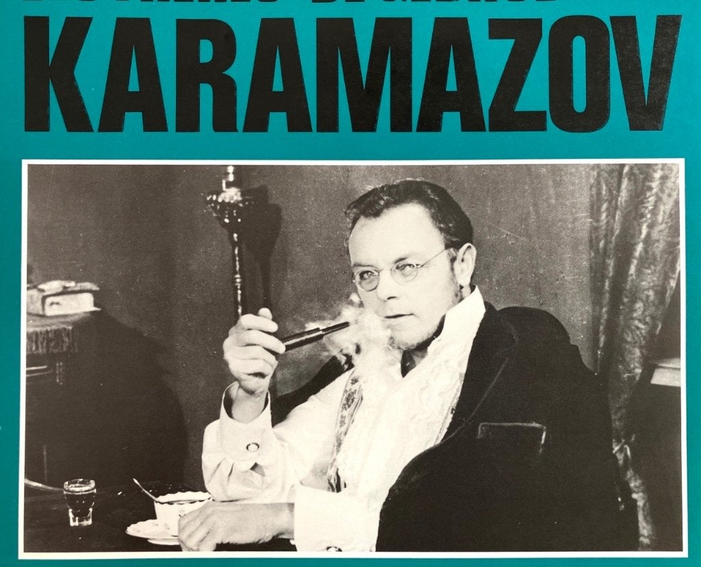 Gebroeders Karamazov (1969) - Originele filmposter, Verzenden, Zo goed als nieuw, A1 t/m A3, Film en Tv