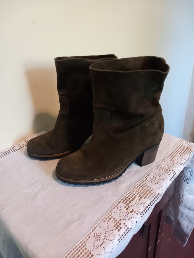Shabbies laarsjes, Kleding | Dames, Ophalen of Verzenden, Zo goed als nieuw, Groen