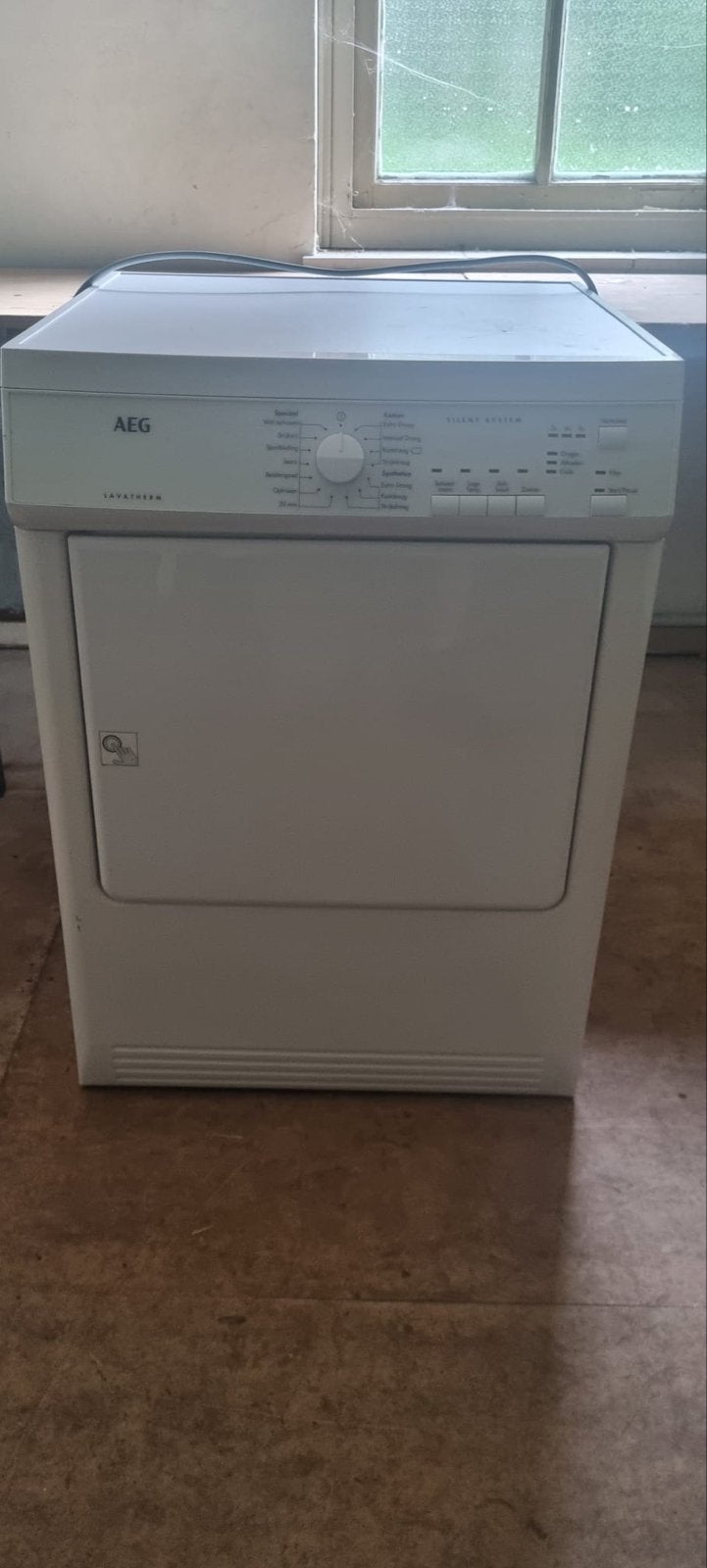 AEG Lavatherm droger - Goed werkend, Ophalen, 6 tot 8 kg, Gebruikt, Voorlader