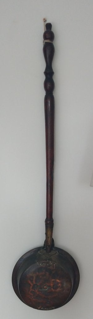 antieke bedwarmer, volgnr 114, Ophalen
