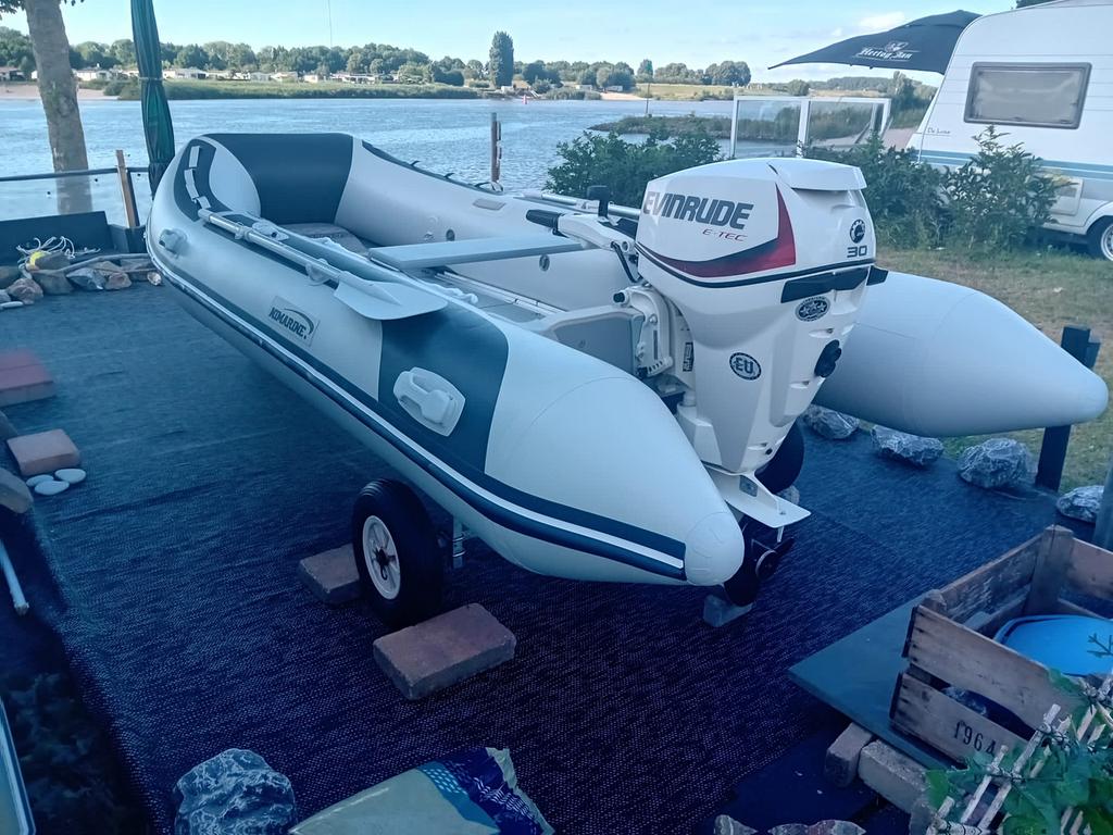 Nieuwe Nimarine 390 met aluminium vlonders en Envirude E TEC, Watersport en Boten, Bootonderdelen, Ophalen, Zo goed als nieuw