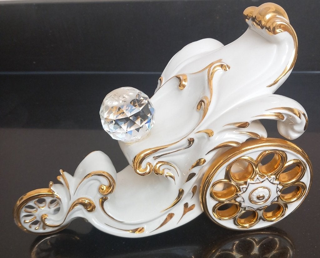 capodimonte swarovske  koets, Ophalen of Verzenden