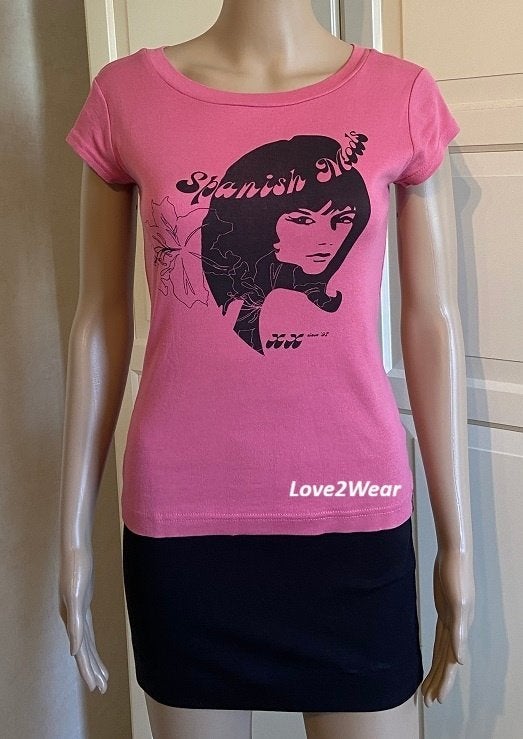 T-shirt pink met opdruk Spanish Moods Mexx, Mexx, Overige kleuren, Nieuw, Ophalen of Verzenden
