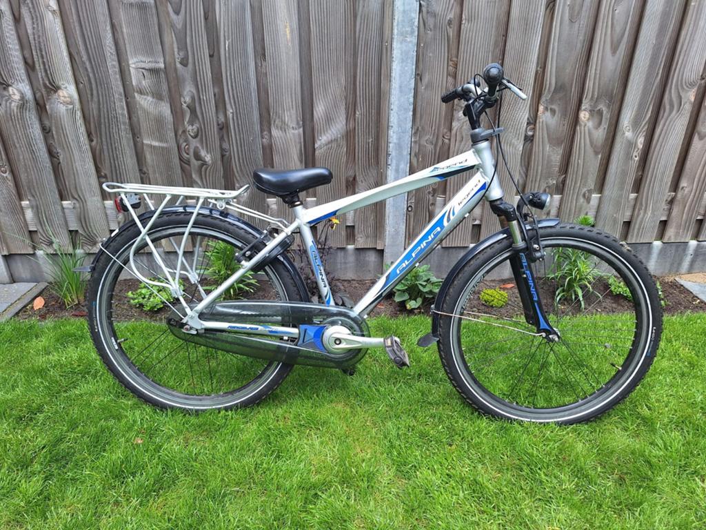 Sportieve Alpina legend jongensfiets 26 inch, Ophalen, Gebruikt, 26 inch of meer